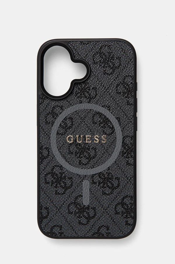 Guess Etui za telefon Guess iPhone 16 6.1 boja: crna, GUHMP16SG4GFRK