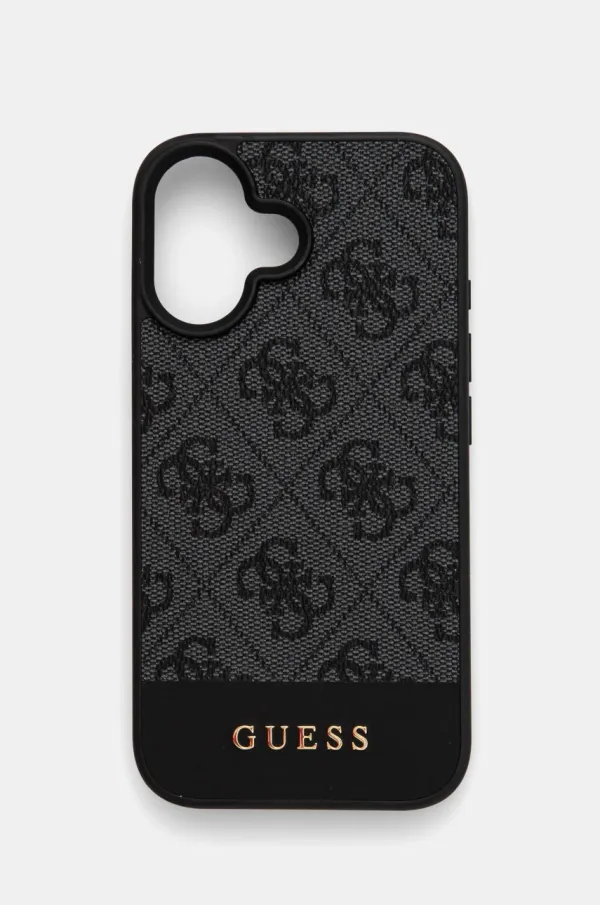 Guess Etui za telefon Guess iPhone 16 6.1 boja: siva, GUHCP16SG4GLGR
