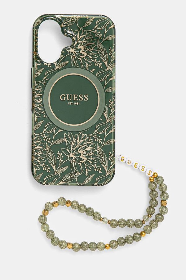 Guess Etui za telefon Guess iPhone 16 6.1 boja: zelena, GUHMP16SHCPOFPA
