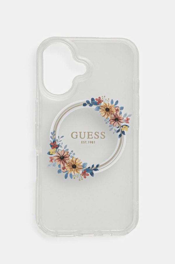 Guess Etui za telefon Guess iPhone 16 6.1 GUHMP16SHFWFCT