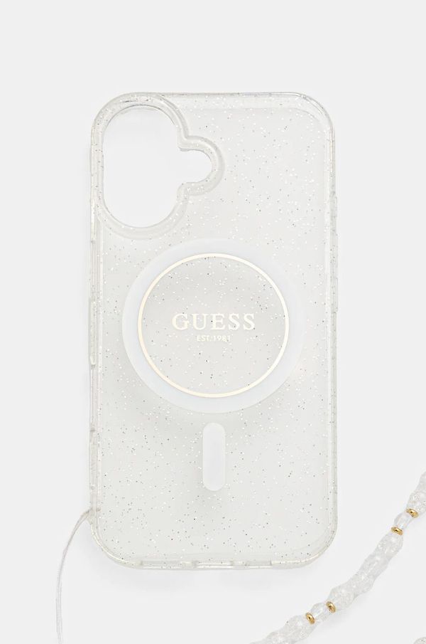 Guess Etui za telefon Guess iPhone 16 6.1 GUHMP16SHGCRELST