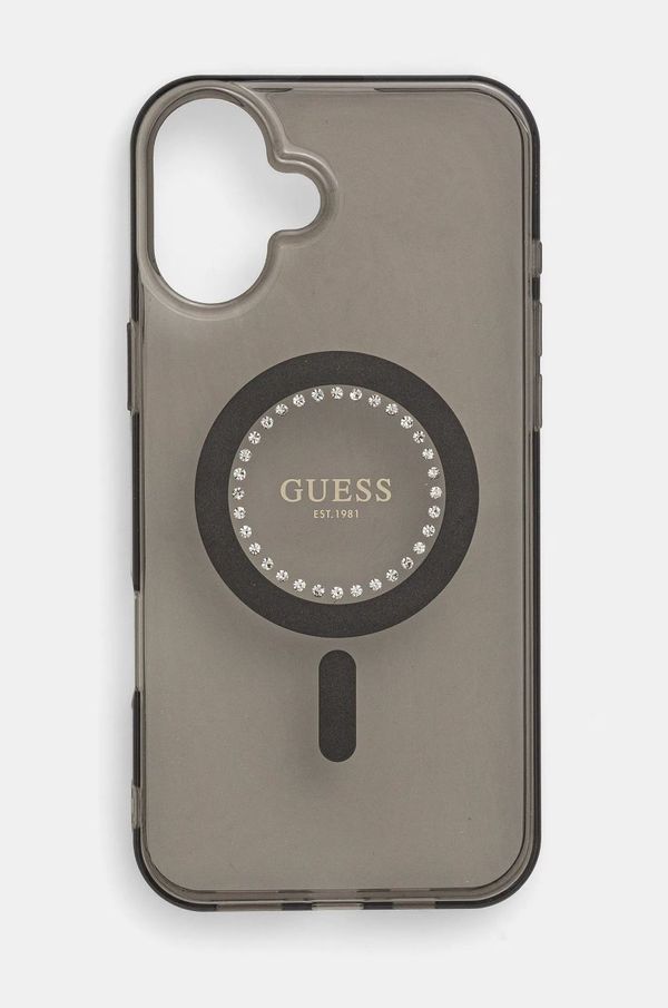 Guess Etui za telefon Guess iPhone 16 Plus 6.7 boja: crna, GUHMP16MPFTDTEK