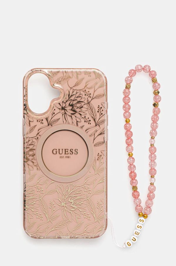 Guess Etui za telefon Guess iPhone 16 Plus 6.7 boja: ružičasta, GUHMP16MHCPOFPP
