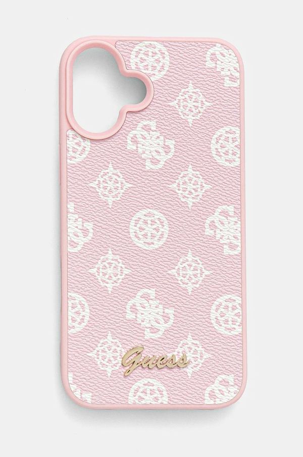 Guess Etui za telefon Guess iPhone 16 Plus 6.7 boja: ružičasta, GUHMP16MPGPYSP