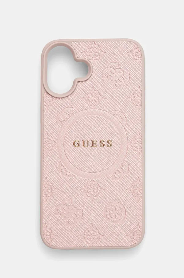 Guess Etui za telefon Guess iPhone 16 Plus 6.7 boja: ružičasta, GUHMP16MPSAPSMEP
