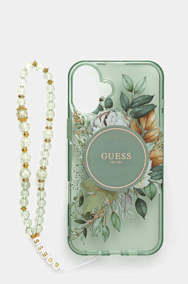 Guess Etui za telefon Guess iPhone 16 Plus 6.7 boja: zelena, GUHMP16MHFWBRCESN