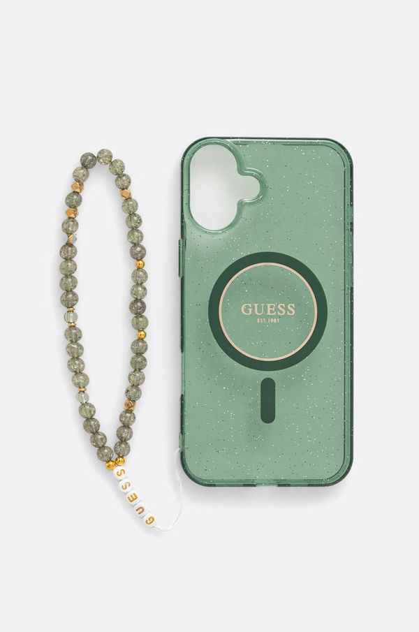 Guess Etui za telefon Guess iPhone 16 Plus 6.7 boja: zelena, GUHMP16MHGCRELSA