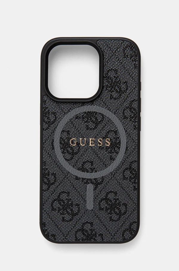 Guess Etui za telefon Guess iPhone 16 Pro 6.3 boja: crna, GUHMP16LG4GFRK