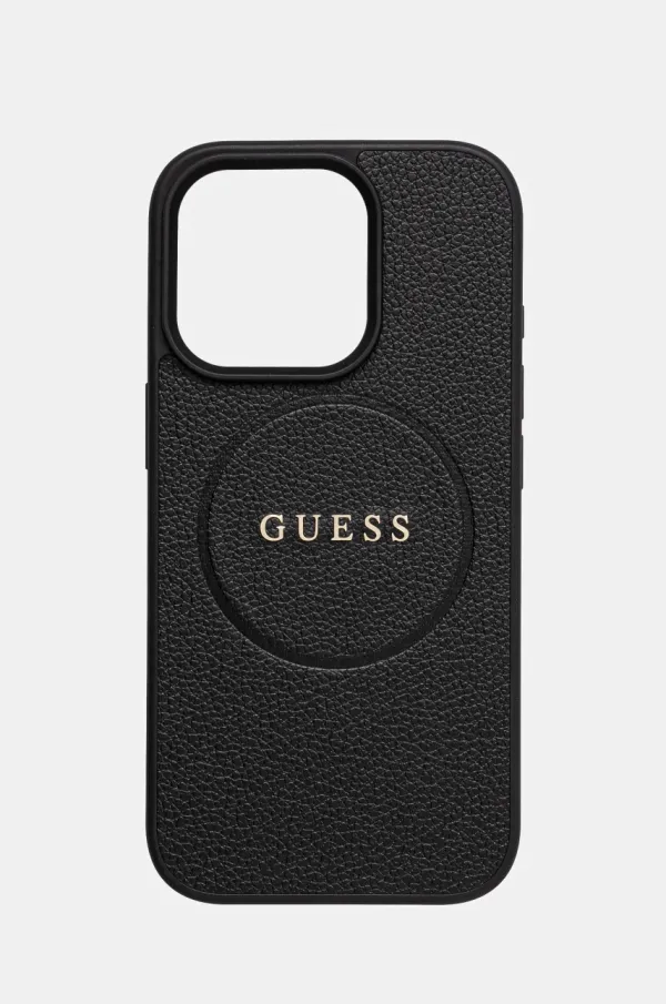Guess Etui za telefon Guess iPhone 16 Pro 6.3 boja: crna, GUHMP16LPGHSMMK