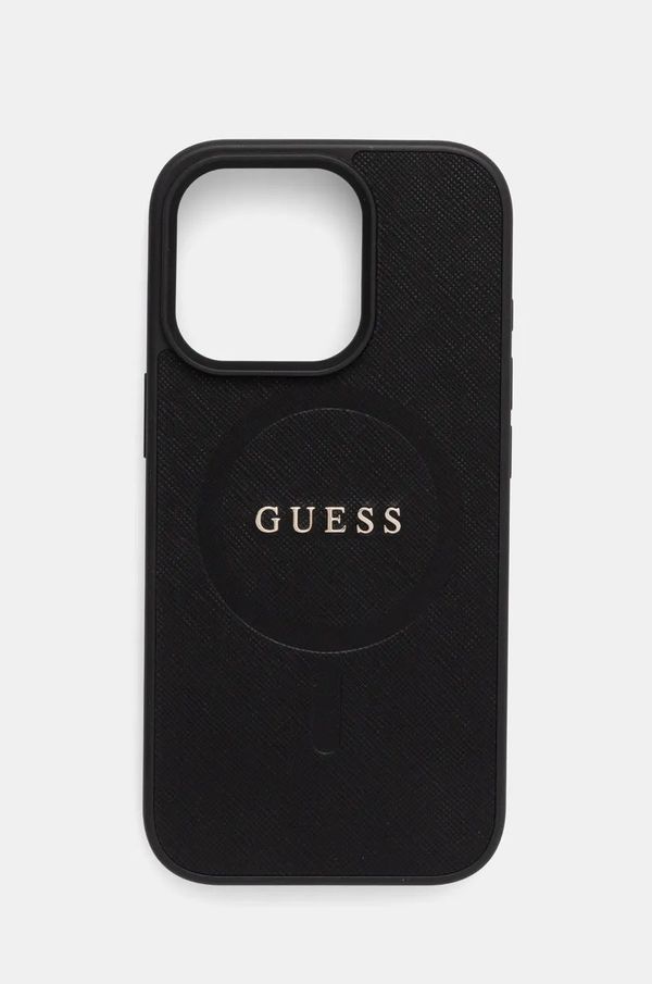 Guess Etui za telefon Guess iPhone 16 Pro 6.3 boja: crna, GUHMP16LPSAHMCK