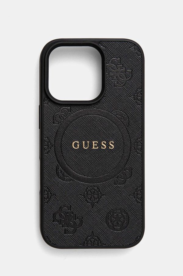 Guess Etui za telefon Guess iPhone 16 Pro 6.3 boja: crna, GUHMP16LPSAPSMEK