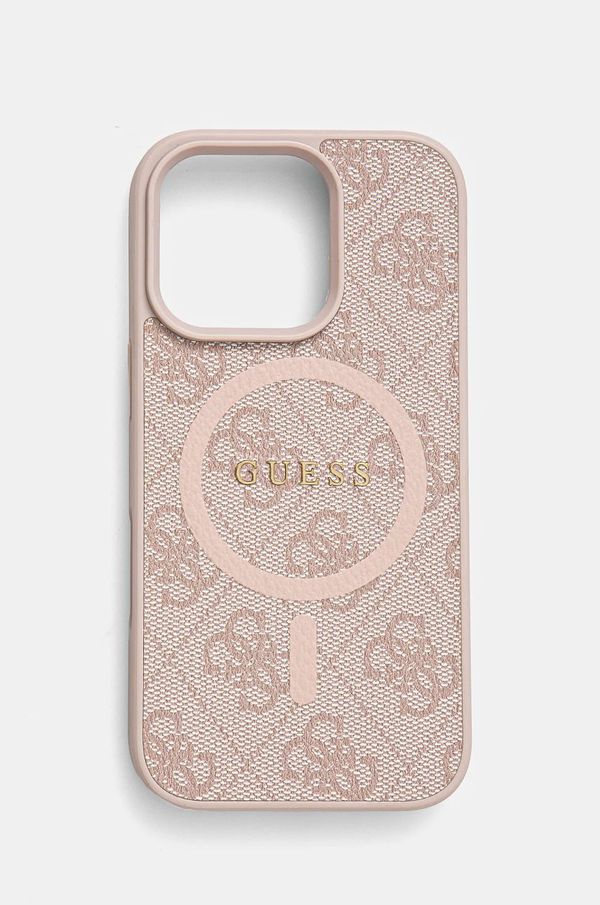 Guess Etui za telefon Guess iPhone 16 Pro 6.3 boja: ružičasta, GUHMP16LG4GFRP