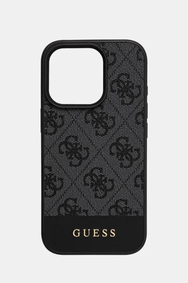 Guess Etui za telefon Guess iPhone 16 Pro 6.3 boja: siva, GUHCP16LG4GLGR