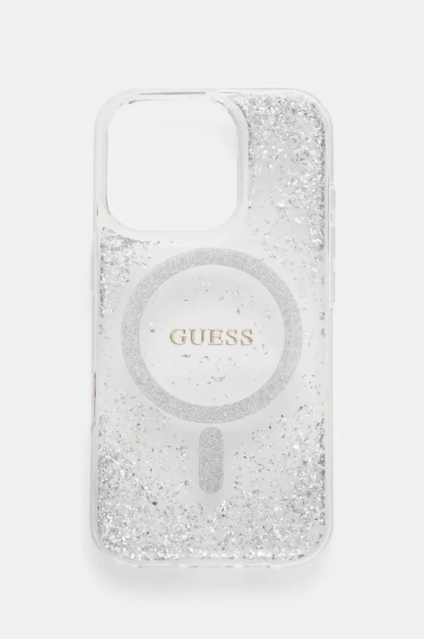 Guess Etui za telefon Guess iPhone 16 Pro 6.3 boja: srebrna, GUHMP16LRGRGES