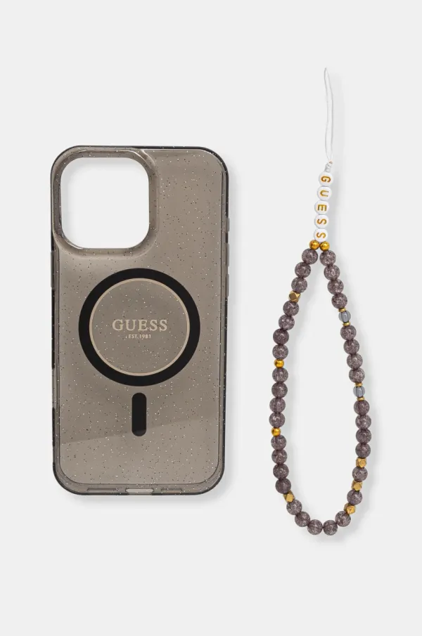 Guess Etui za telefon Guess iPhone 16 Pro Max 6.9 boja: crna, GUHMP16XHGCRELSK