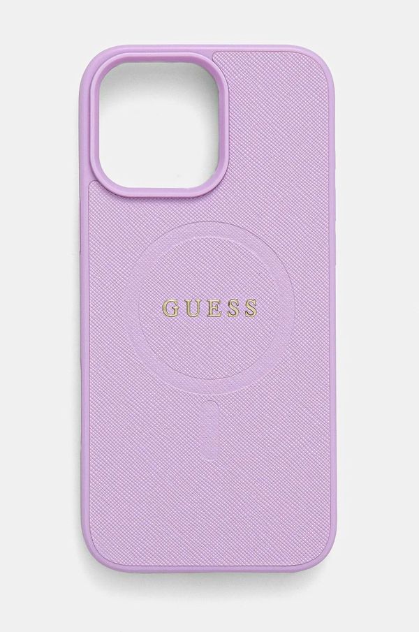 Guess Etui za telefon Guess iPhone 16 Pro Max 6.9 boja: ljubičasta, GUHMP16XPSAHMCU