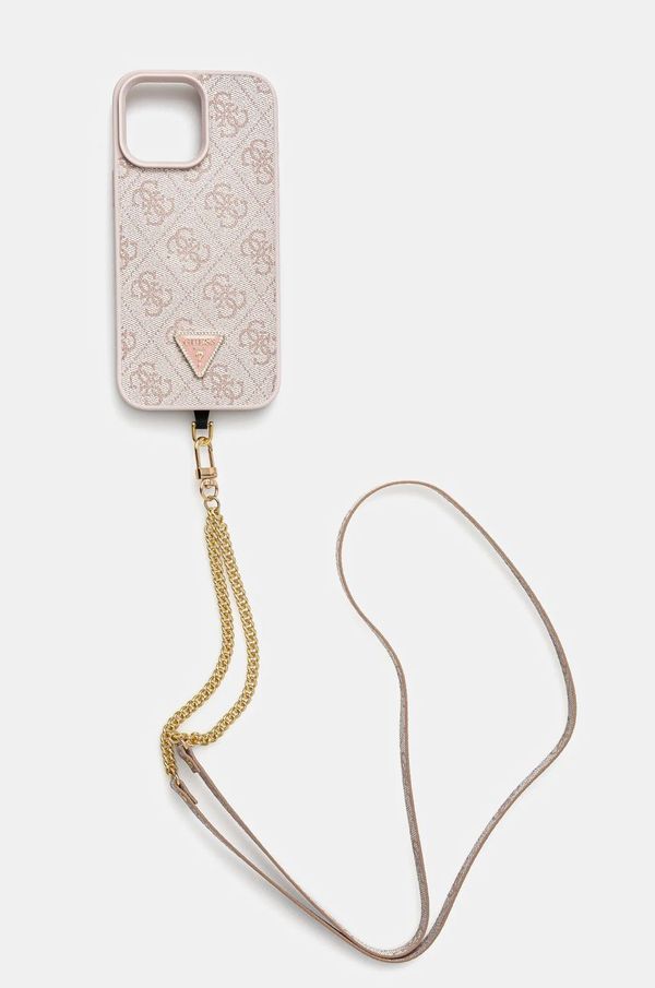 Guess Etui za telefon Guess iPhone 16 Pro Max 6.9 boja: ružičasta, GUHCP16XP4TDSCPP