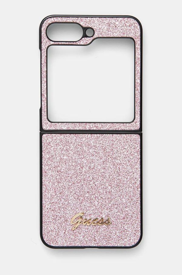 Guess Etui za telefon Guess Z Flip6 F741 boja: ružičasta, GUHCZF6HGGSHP