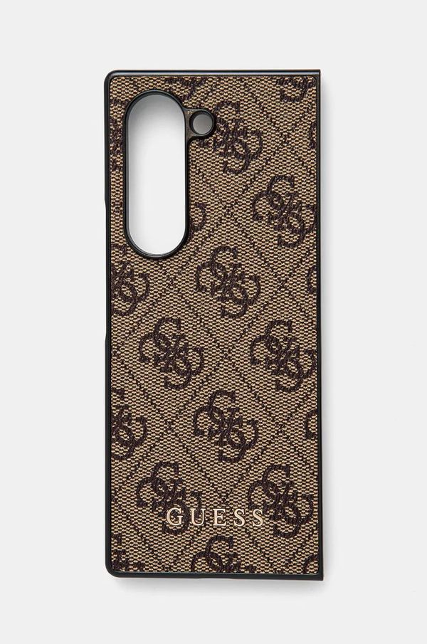 Guess Etui za telefon Guess Z Fold6 F956 boja: smeđa, GUHCZFD6GF4GBR