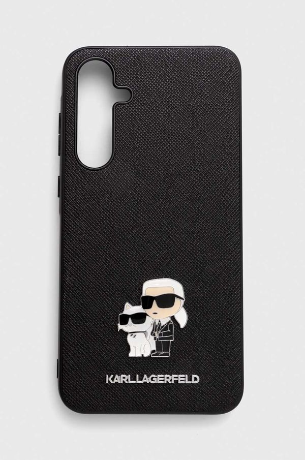 Karl Lagerfeld Etui za telefon Karl Lagerfeld A35 A356 boja: crna, KLHCSA35SAKCNPK