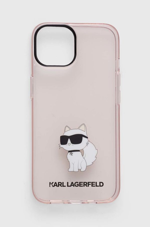 Karl Lagerfeld Etui za telefon Karl Lagerfeld iPhone 14 6,1'' boja: ružičasta