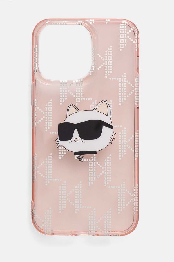 Karl Lagerfeld Etui za telefon Karl Lagerfeld iPhone 14 Pro Max 6.7 boja: ružičasta, KLHCP14XHKLPCHP