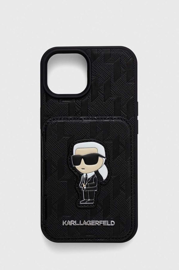 Karl Lagerfeld Etui za telefon Karl Lagerfeld iPhone 15 6.1 boja: crna