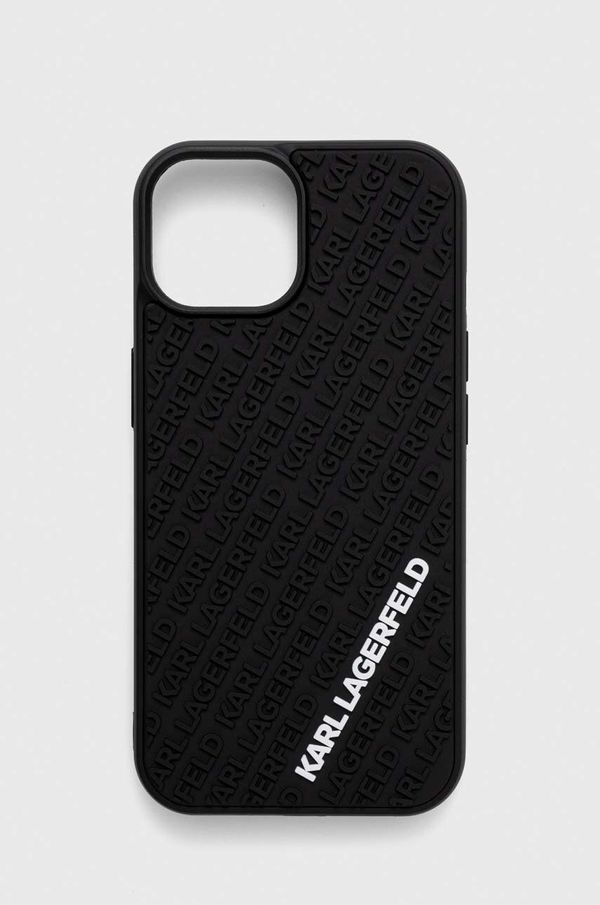 Karl Lagerfeld Etui za telefon Karl Lagerfeld iPhone 15 6.1 boja: crna