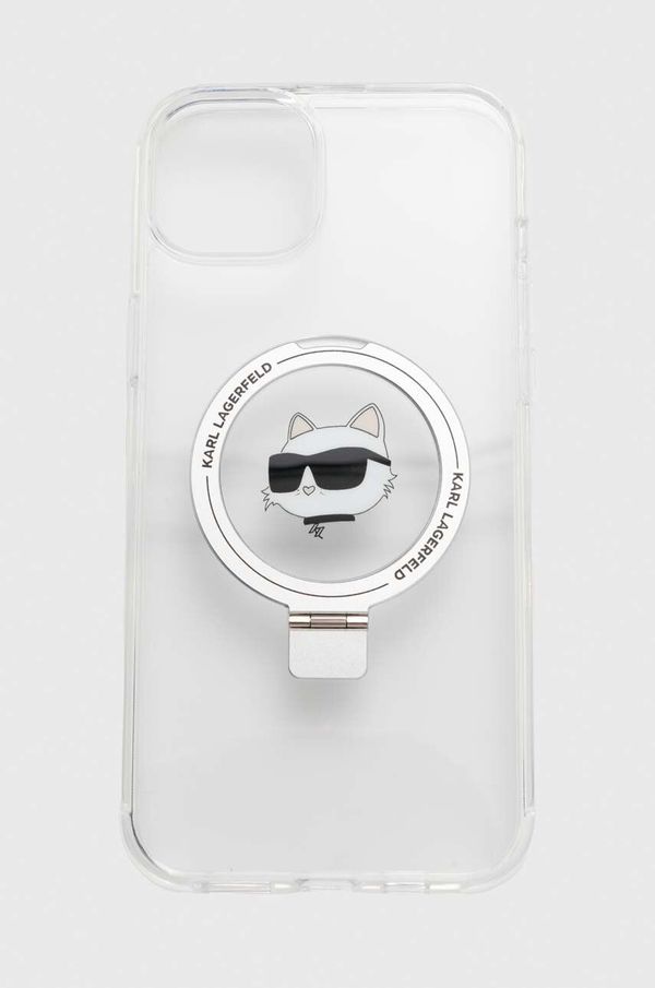 Karl Lagerfeld Etui za telefon Karl Lagerfeld iPhone 15 Plus / 14 Plus 6.7 boja: bijela, KLHMP15MHMRSCHH