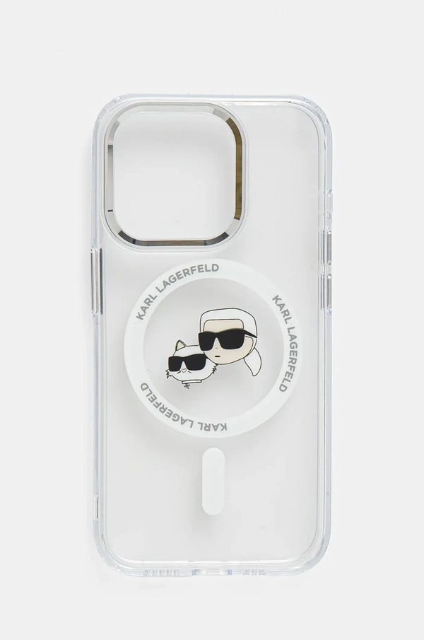 Karl Lagerfeld Etui za telefon Karl Lagerfeld iPhone 15 Pro 6.1 KLHMP15LHLSKCH