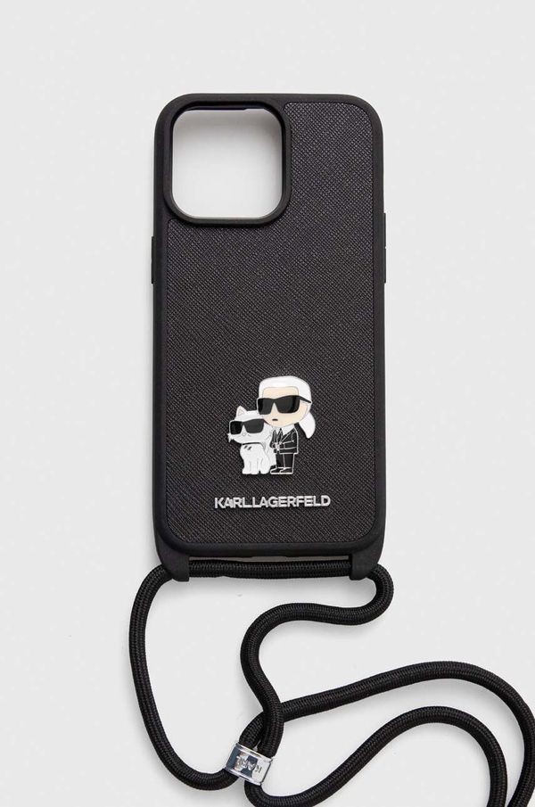 Karl Lagerfeld Etui za telefon Karl Lagerfeld iPhone 15 Pro Max 6.7" boja: crna
