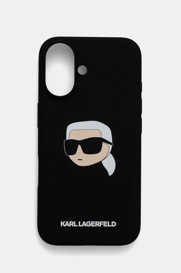 Karl Lagerfeld Etui za telefon Karl Lagerfeld iPhone 16 6.1 boja: crna, KLHMP16SSKHPPLK