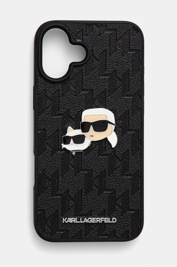 Karl Lagerfeld Etui za telefon Karl Lagerfeld iPhone 16 Plus 6.7 boja: crna, KLHCP16MPGKLKCPK
