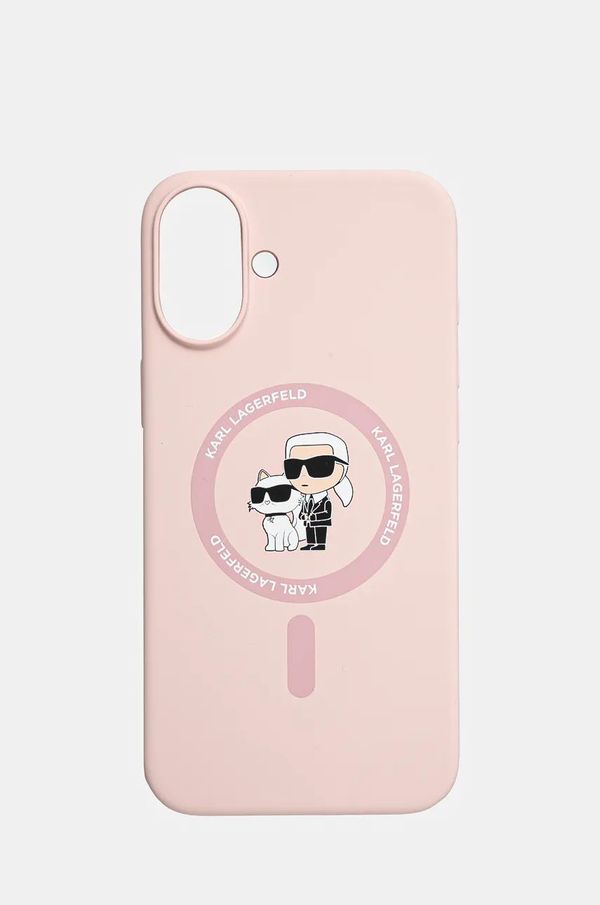 Karl Lagerfeld Etui za telefon Karl Lagerfeld iPhone 16 Plus 6.7 boja: ružičasta, KLHMP16MSCMKCRHP