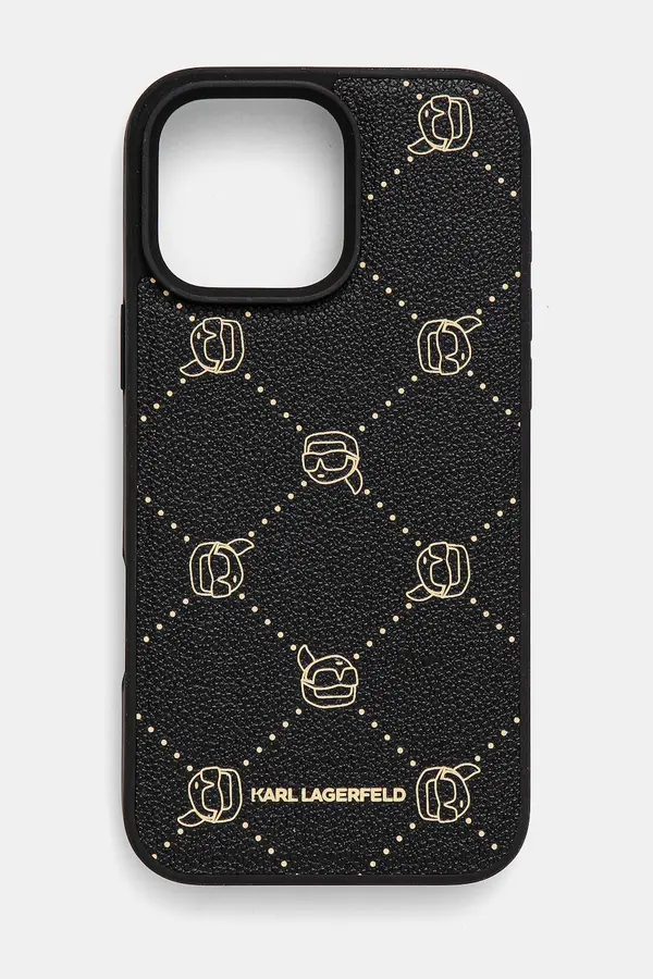 Karl Lagerfeld Etui za telefon Karl Lagerfeld iPhone 16 Pro Max 6.9 boja: crna, KLHMP16XPGKHPHK