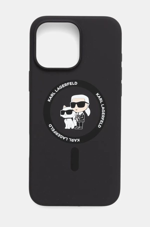 Karl Lagerfeld Etui za telefon Karl Lagerfeld iPhone 16 Pro Max 6.9 boja: crna, KLHMP16XSCMKCRHK