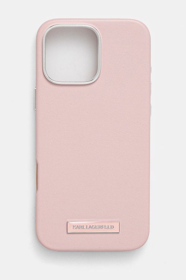 Karl Lagerfeld Etui za telefon Karl Lagerfeld iPhone 16 Pro Max 6.9 boja: ružičasta, KLHMP16XPGMSRPP