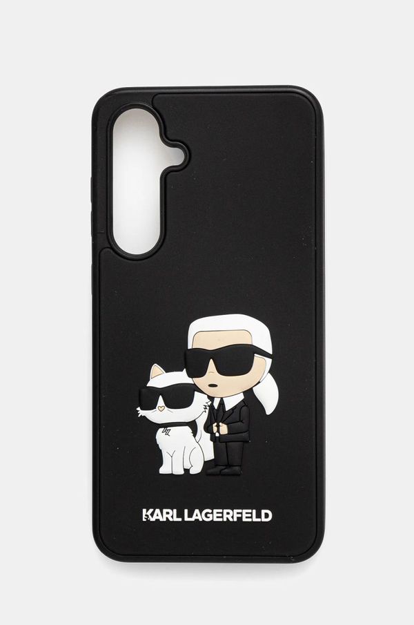 Karl Lagerfeld Etui za telefon Karl Lagerfeld S24 FE S721 boja: crna, KLHCS24FE3DRKCNK