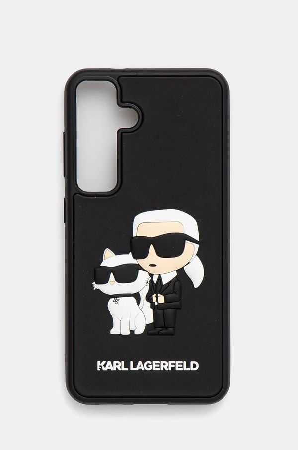 Karl Lagerfeld Etui za telefon Karl Lagerfeld S24 S921 boja: crna, KLHCS24S3DRKCNK