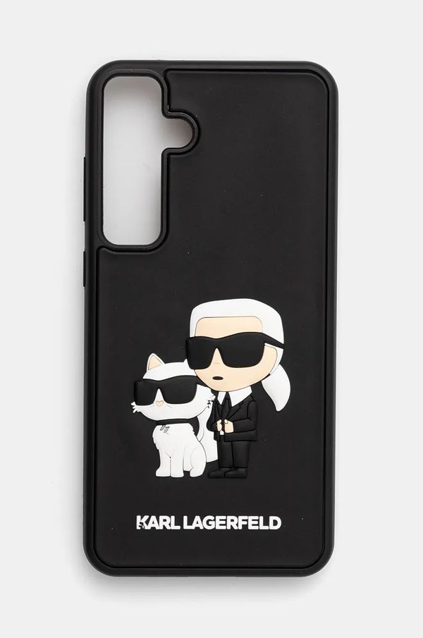 Karl Lagerfeld Etui za telefon Karl Lagerfeld S24+ S926 boja: crna, KLHCS24M3DRKCNK
