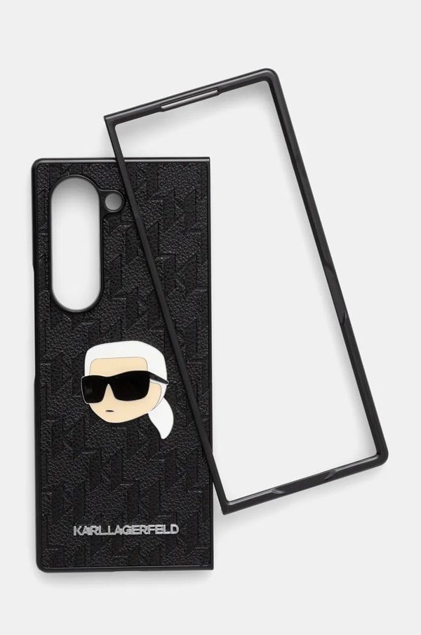 Karl Lagerfeld Etui za telefon Karl Lagerfeld Z Fold6 F956 boja: crna, KLHCZFD6PGKSKIHK
