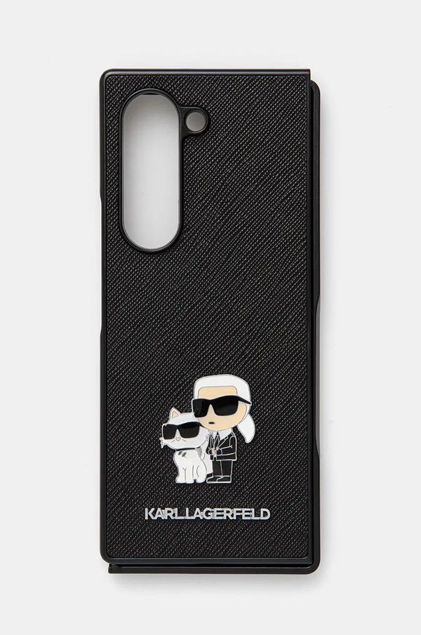 Karl Lagerfeld Etui za telefon Karl Lagerfeld Z Fold6 F956 boja: crna, KLHCZFD6SAPKCNPK