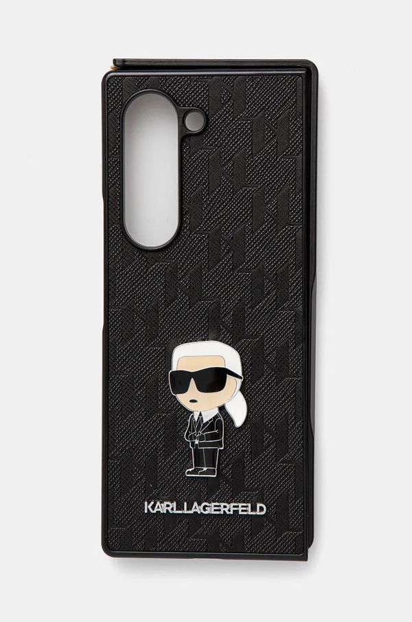 Karl Lagerfeld Etui za telefon Karl Lagerfeld Z Fold6 F956 boja: crna, KLHCZFD6SAPKINPKK