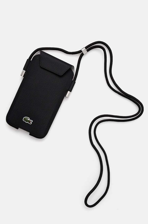 Lacoste Etui za telefon Lacoste boja: crna, LCPSP15XPVCK