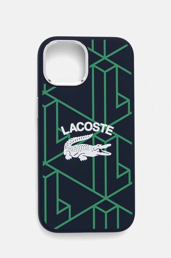 Lacoste Etui za telefon Lacoste iPhone 15 / 14 / 13 6.1 boja: tamno plava, LCHMP15SSBIV
