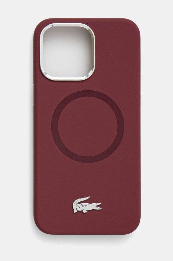 Lacoste Etui za telefon Lacoste iPhone 15 Pro Max 6.7 boja: bordo, LCHMP15XSMAR