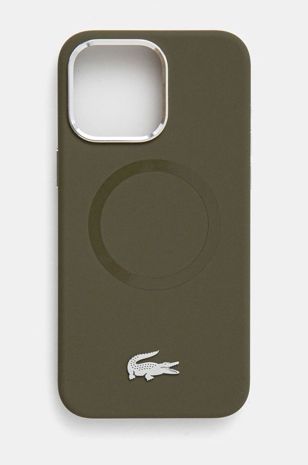 Lacoste Etui za telefon Lacoste iPhone 15 Pro Max 6.7 boja: zelena, LCHMP15XSMAB