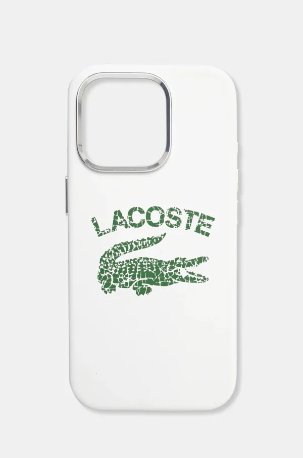 Lacoste Etui za telefon Lacoste iPhone 16 Pro 6.3 boja: bijela, LCHMP16LUCRH