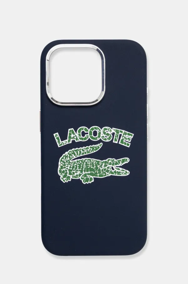 Lacoste Etui za telefon Lacoste iPhone 16 Pro 6.3 boja: tamno plava, LCHMP16LUCRV
