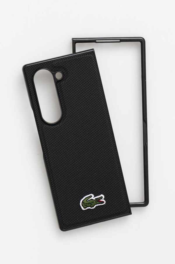 Lacoste Etui za telefon Lacoste Z Fold6 F956 boja: crna, LCHMZFD6PVCK